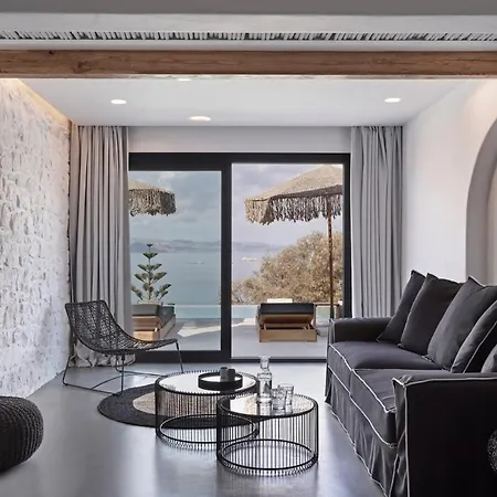 Villa Wonderful Naxos | Pang | 9 Bedrooms | Breathtaking Sea Views | 2 Swimming Pools With Sunbeds And Parasols | 2 Shaded Dining Areas | Private Garden | Pláka
